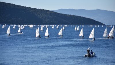 - Bodrum açıklarında optimist, ILCA ve RS Feva sınıfında düzenlenen