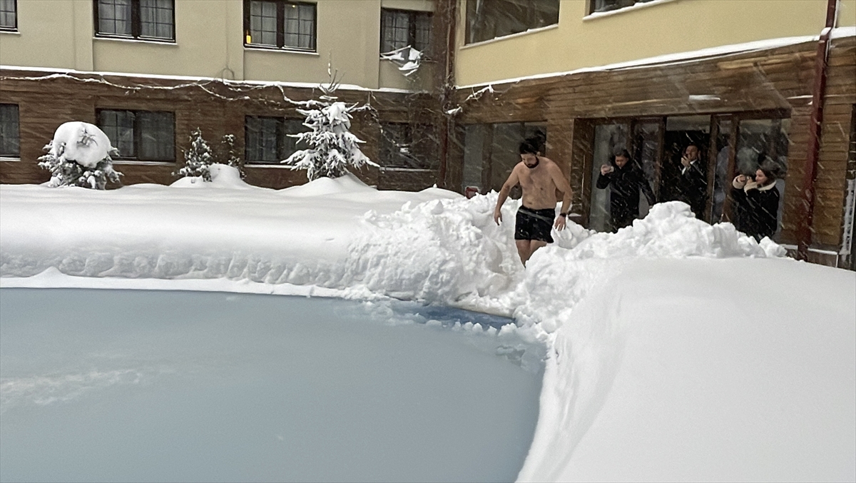 BOLU (AA) – Yeni yıl tatili için New York’tan Bolu’ya