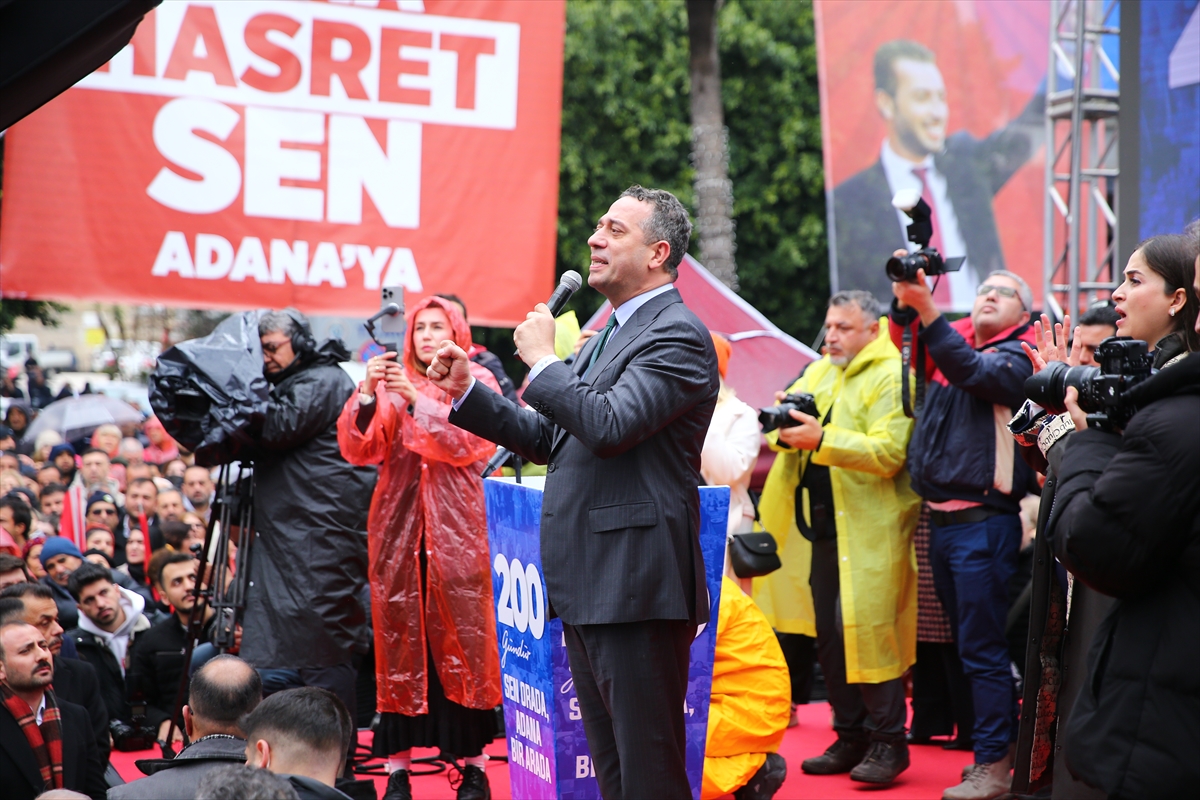 - "Cumhuriyet Halk Partisi Grubu olarak Adana'da, Mersin'de, Türkiye'de belediye