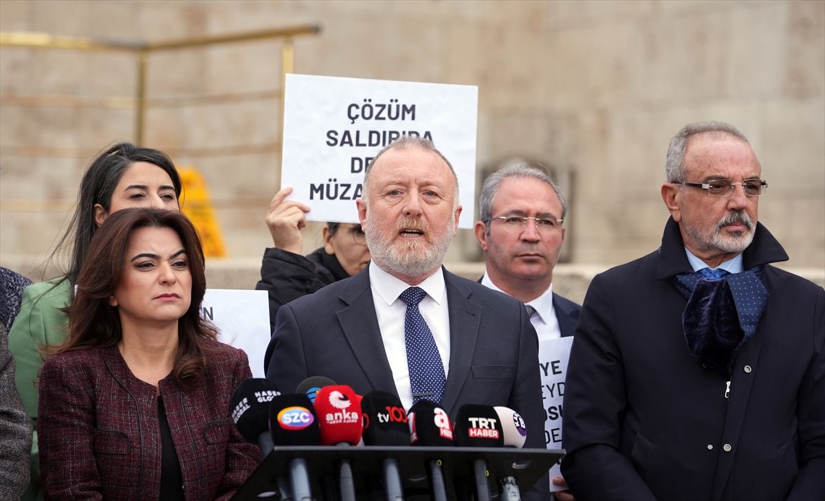 TBMM (AA) – DEM Parti Grup Başkanvekili Gülüstan Kılıç Koçyiğit,