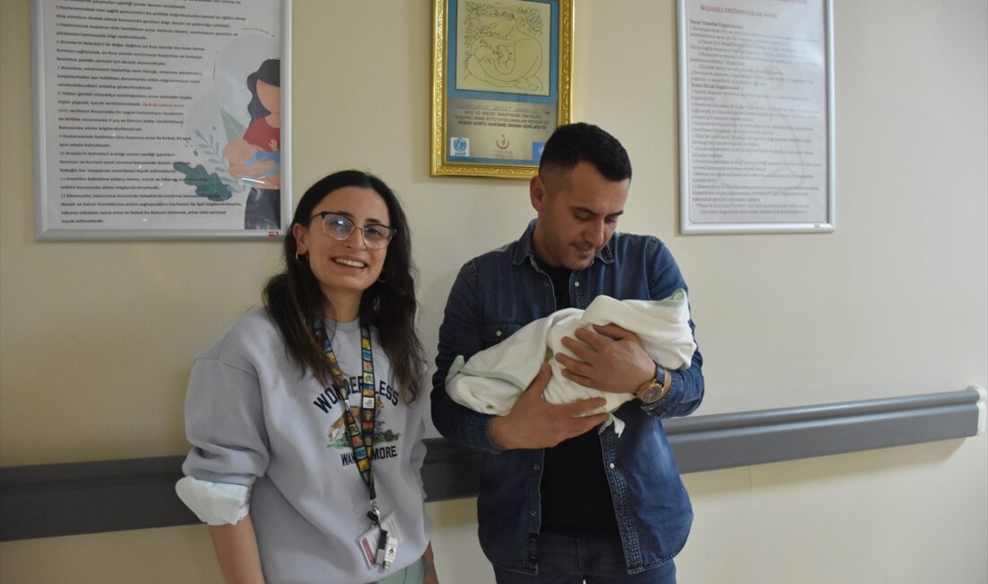 GÜMÜŞHANE (AA) – Gümüşhane'de 2026 yılının ilk bebeği dünyaya geldi.