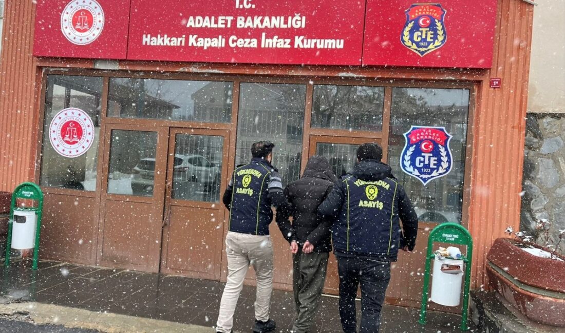 HAKKARİ (AA) – Hakkari'de haklarında farklı suçlardan 12 yıl 6