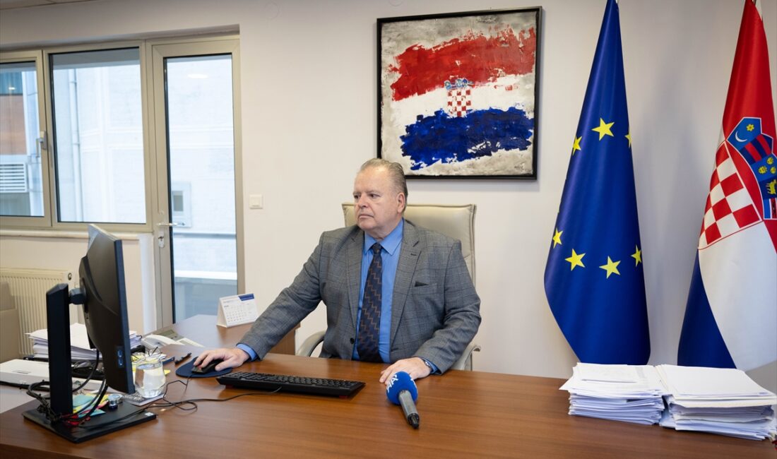 ANKARA (AA) – Hırvatistan'ın Ankara Büyükelçisi Hrvoje Cvitanovic, Anadolu Ajansının