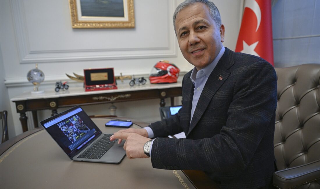 ANKARA (AA) – İçişleri Bakanı Ali Yerlikaya, Anadolu Ajansının (AA)