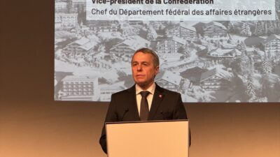 VALAIS (AA) – İsviçre Dışişleri Bakanı Ignazio Cassis, Crans-Montana Kayak