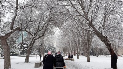 KAYSERİ (AA) – Kayseri'de kar yağışının ardından soğuk hava etkisini