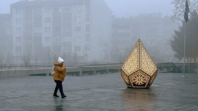 KONYA (AA) – Konya'da sis nedeniyle görüş mesafesi yer yer