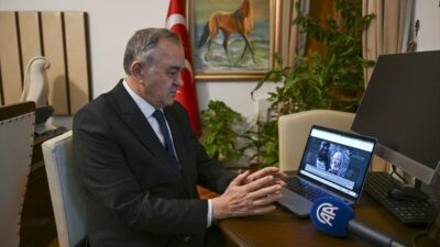 TBMM (AA) – MHP Grup Başkanvekili Erkan Akçay, Anadolu Ajansının