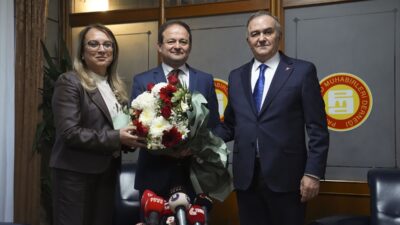 TBMM (AA) – MHP ve Yeni Yol Partisi Grup başkanvekilleri,