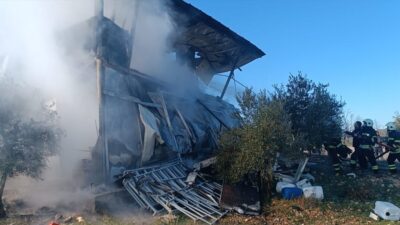 MUĞLA (AA) – Muğla'nın Menteşe ilçesinde prefabrik evde başlayan ve