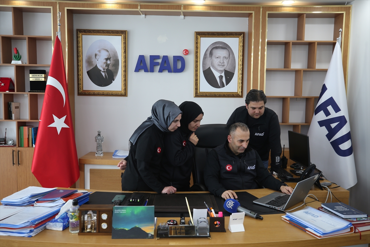 VAN (AA) – Muş İl Afet ve Acil Durum Müdürlüğü