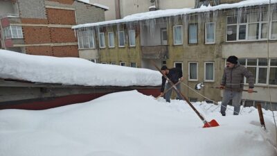 MUŞ (AA) – Muş'ta etkili olan yoğun kar yağışının ardından