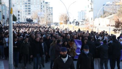 MARDİN (AA) – Mardin'in Nusaybin ilçesinde sınır hattında izinsiz gösteri