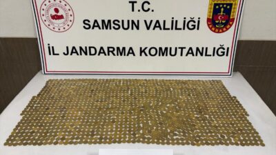 SAMSUN (AA) – Samsun'un Çarşamba ilçesinde düzenlenen operasyonda tarihi eser