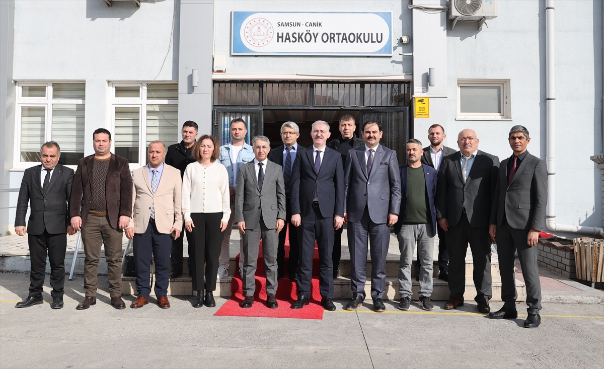 - Canik ilçesindeki Hasköy Ortaokulunun çevre temizliği ve boyası yükümlülerce