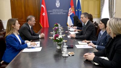 BELGRAD (AA) – Sırbistan Dışişleri Bakanı Marko Duric, Türkiye'nin Belgrad