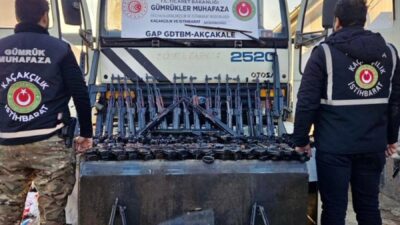 ŞANLIURFA (AA) – Şanlıurfa'nın Akçakale ilçesinde Suriye'den yurda giren bir