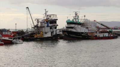 TEKİRDAĞ (AA) – Marmara Denizi'nde bir haftadır etkili olan lodos,