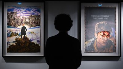 LONDRA (AA) – Türk sanatçı Ahmet Yusuf Aygeç'in Filistinlilerin yaşadıklarını,