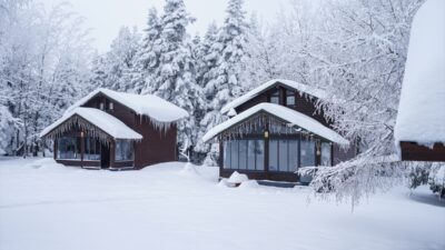 - Kar kalınlığının 1 metreye yaklaştığı Uludağ'da otel, misafirhane ve