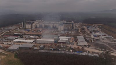 - Dumandan etkilenen bir işçi hastaneye kaldırıldı