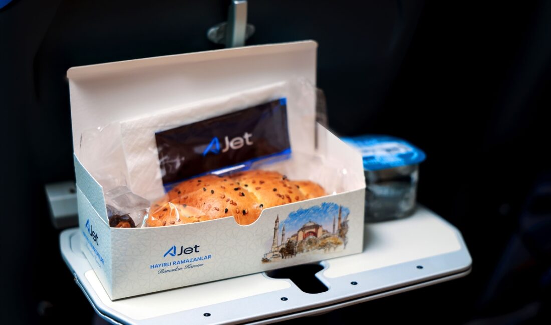İSTANBUL (AA) – AJet, ramazan boyunca iftar ve sahur saatlerine