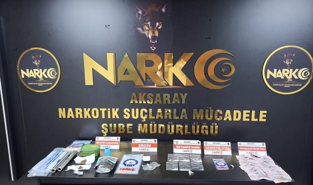 AKSARAY (AA) – Aksaray'da düzenlenen uyuşturucu operasyonunda gözaltına alınan 12