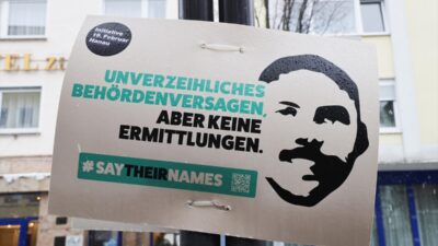 HANAU (AA) – Almanya'nın Hanau kentinde 19 Şubat 2020'de düzenlenen