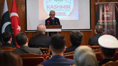 ANKARA (AA) – Pakistan'ın Ankara Büyükelçiliği, Keşmir Dayanışma Günü vesilesiyle