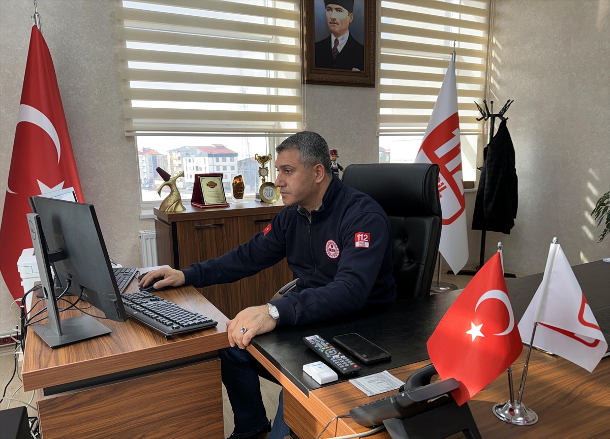 ARDAHAN (AA) – Ardahan 112 Acil Çağrı Merkezi Müdürü Ersoy