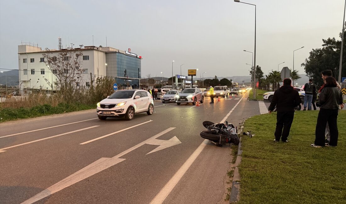 AYDIN (AA) – Aydın'ın Efeler ilçesinde hafif ticari araç ile