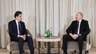 BAKÜ (AA) – Azerbaycan Cumhurbaşkanı İlham Aliyev ile Irak Kürt