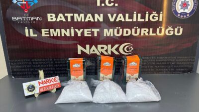 BATMAN (AA) – Batman'da düzenlenen uyuşturucu operasyonunda 3 kilo 50
