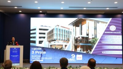 BURDUR (AA) – Burdur Valiliği tarafından "1 Şehir 3 Proje"