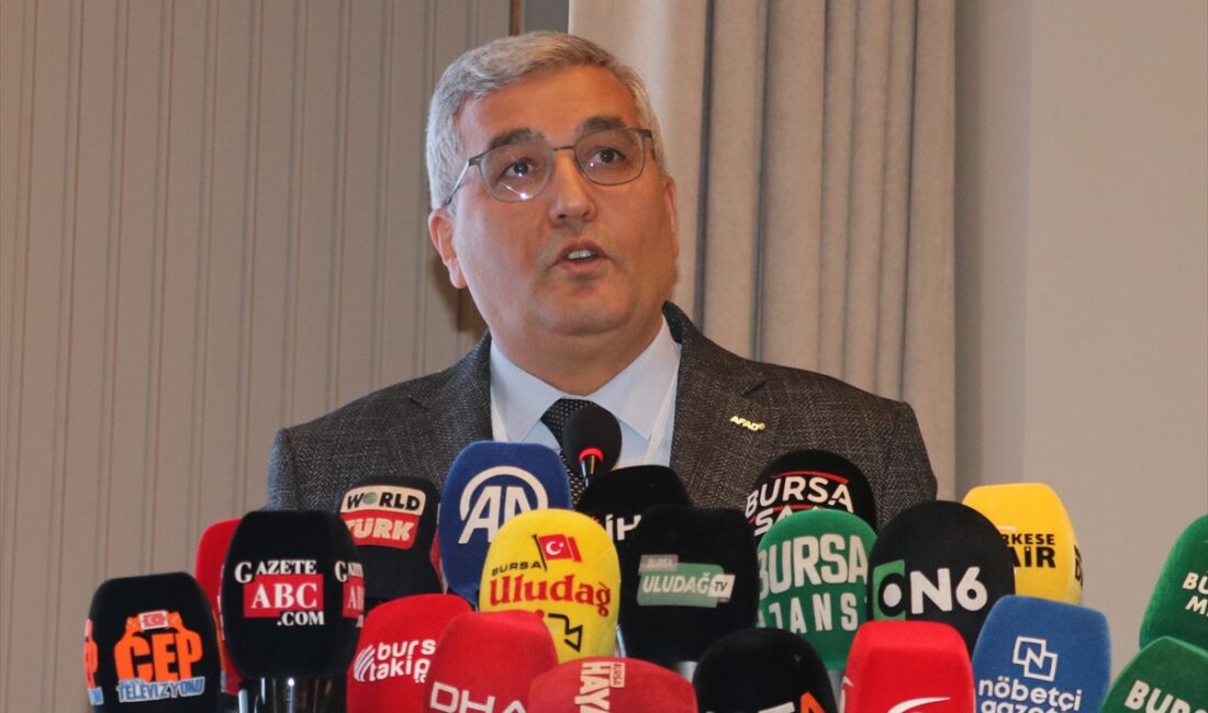 BURSA (AA) – Bursa Valiliği İl Afet ve Acil Durum