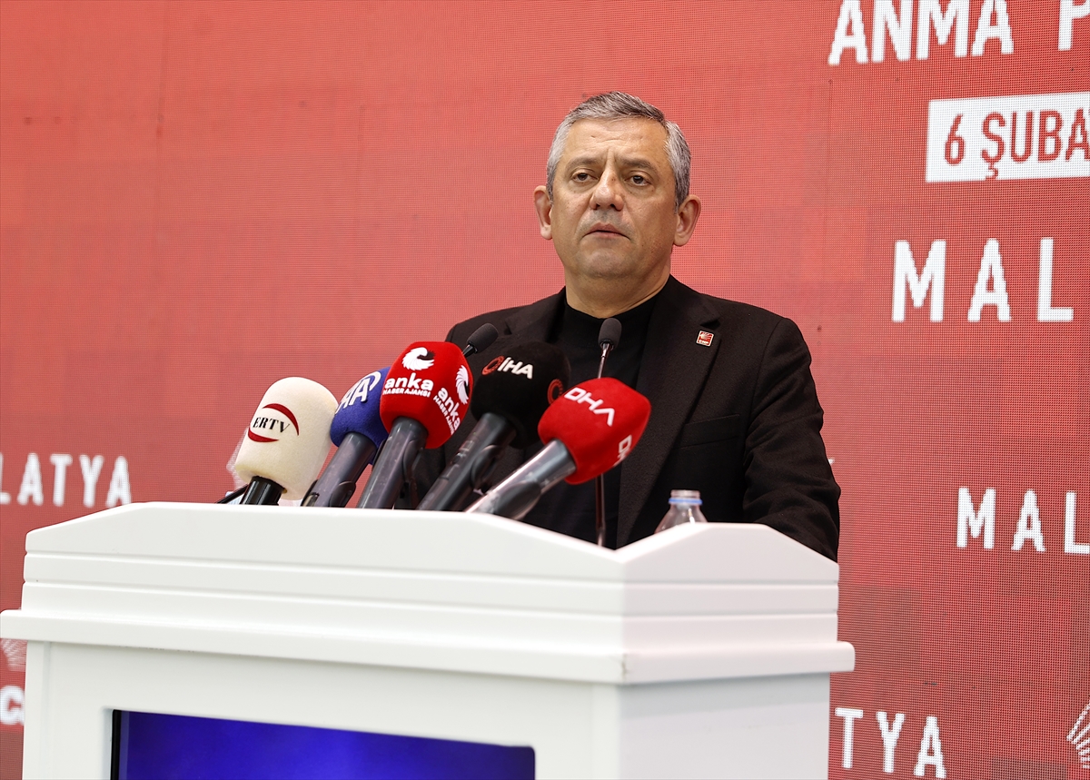 MALATYA (AA) – Cumhuriyet Halk Partisi (CHP) Genel Başkanı Özgür