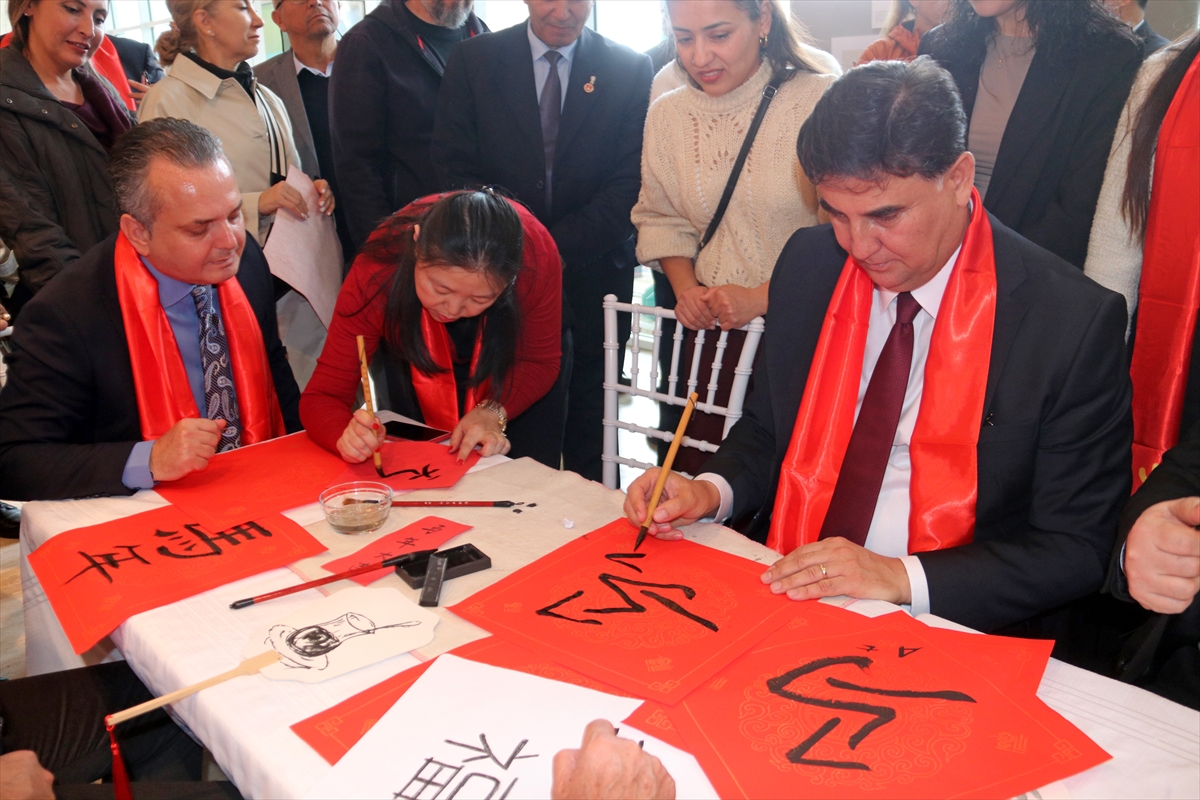 MUĞLA (AA) – Muğla'nın Fethiye ilçesinde Çinli sanatçıların yaptığı "Çin