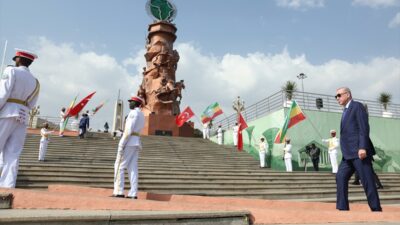 ADDİS ABABA (AA) – Cumhurbaşkanı Recep Tayyip Erdoğan, Addis Ababa'da,