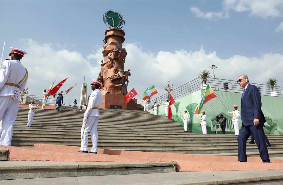 ADDİS ABABA (AA) – Cumhurbaşkanı Recep Tayyip Erdoğan, Addis Ababa'da,