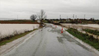 EDİRNE (AA) – Edirne'de Tunca Nehri'nin debisi yeniden yükseldi, Meriç