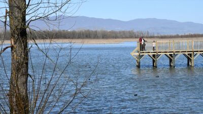 DÜZCE (AA) – Düzce’nin Gölyaka ilçesinde yer alan Efteni Gölü