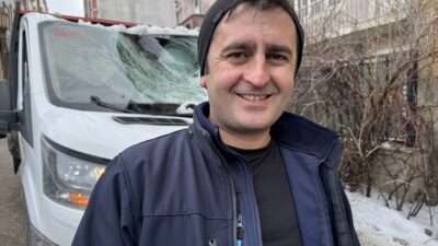 - Olay sırasında kamyonetin kasasından yük indiren işçi Cüneyt Karataş:
-