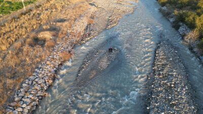HATAY (AA) – Hatay'ın Dörtyol ilçesinde Özerli Çayı'na düştüğü öne