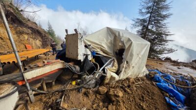HATAY (AA) – Hatay'ın Hassa ilçesinde, içinde konakladığı çadıra dağdan