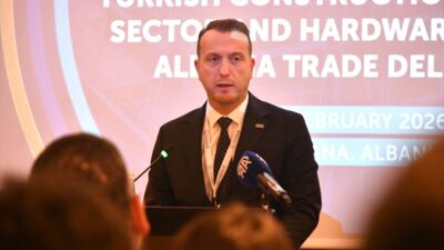 TİRAN (AA) – İnşaat ve maden sektörlerinden Türk ve Arnavut