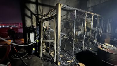 KARAMAN (AA) – Karaman'da fabrikada çıkan yangın, itfaiye ekiplerinin müdahalesiyle