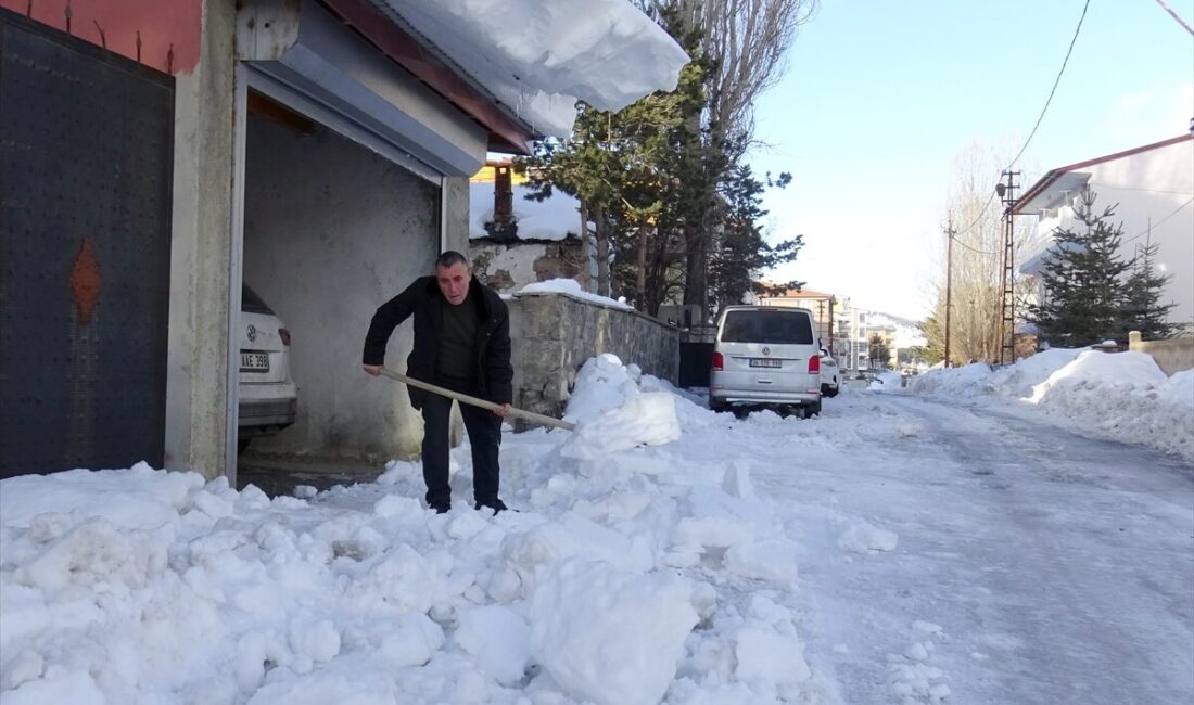 KARS (AA) – Kars'ta kar yağışının ardından soğuk hava etkisini