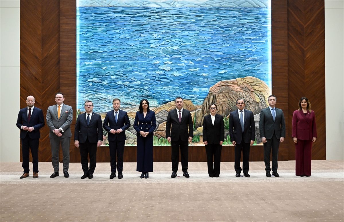 BİŞKEK (AA) – Kırgızistan Cumhurbaşkanı Sadır Caparov, Giuseppina Princi başkanlığındaki