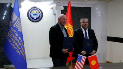 BİŞKEK (AA) – Kırgızistan hükümet yetkilileri, Amerikalı 32 şirketinin temsilcisi