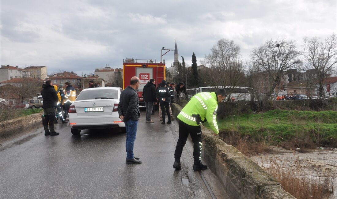 KIRKLARELİ (AA) – Kırklareli'nin Lüleburgaz ilçesinde dere yatağında erkek cesedi